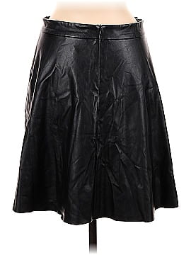 WAYF Faux Leather Skirt (view 2)