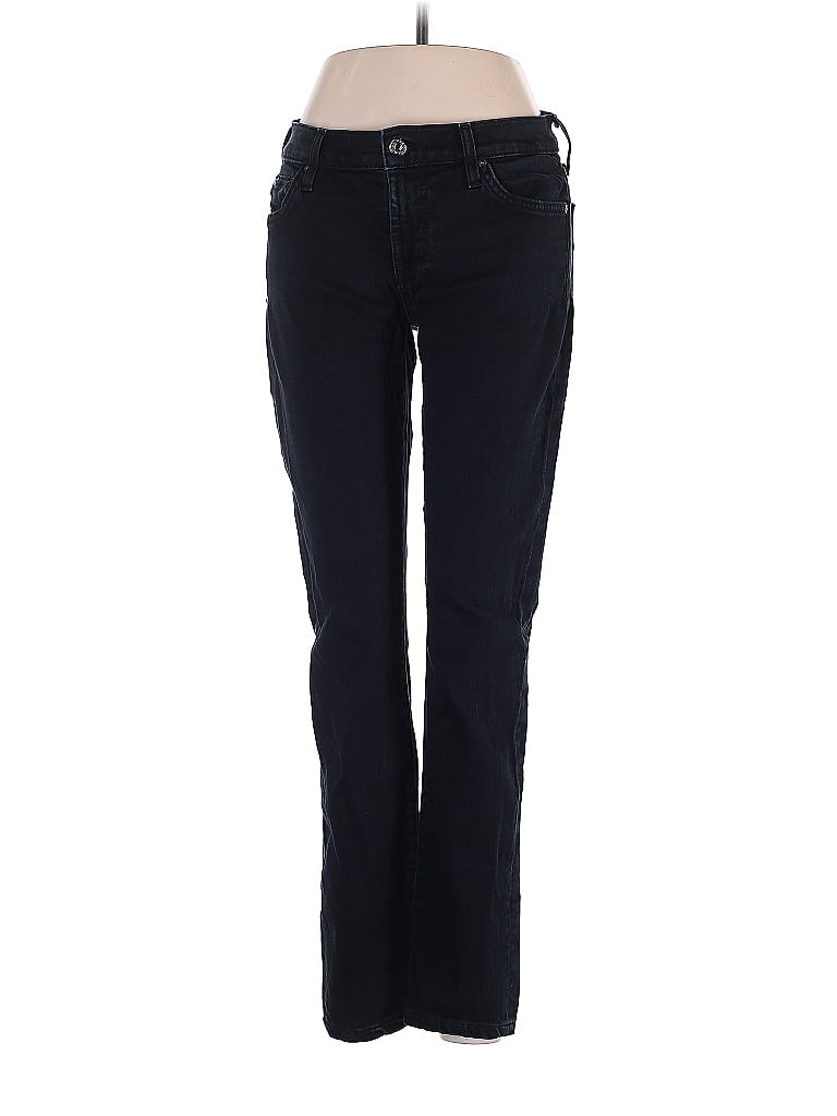 Pre-owned 7 For All Mankind Jeans In Black
