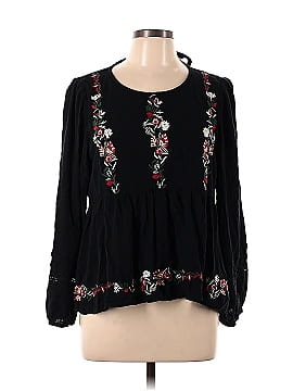 American Eagle Outfitters Long Sleeve Blouse (view 1)