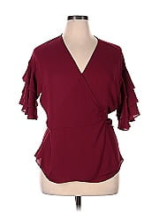 H By Halston 3/4 Sleeve Blouse