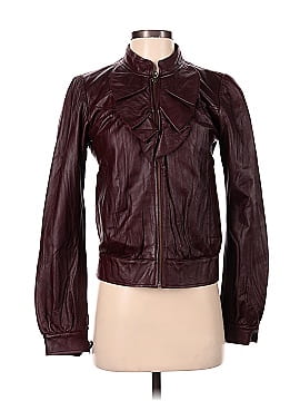 Express Design Studio Faux Leather Jacket (view 1)