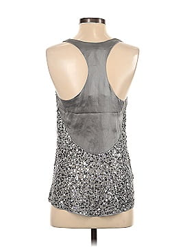 BCBGMAXAZRIA Sleeveless Silk Top (view 2)