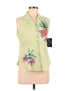 Twyla Blu Sleeveless Button-Down Shirt (view 1)