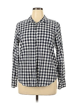 J.Crew Factory Store Long Sleeve Button-Down Shirt (view 1)