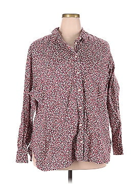 Duluth Trading Co. 3/4 Sleeve Button-Down Shirt (view 1)