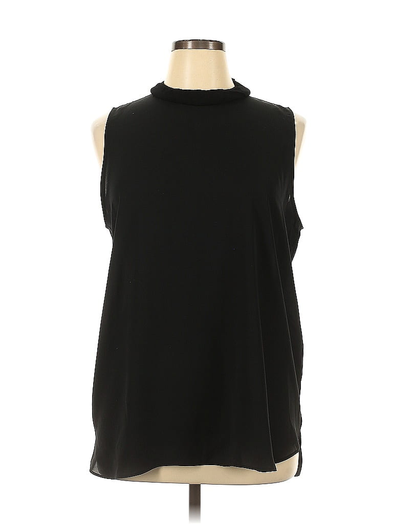 Plus Size Simply Vera Vera Wang Sleeveless Flounce Shirt