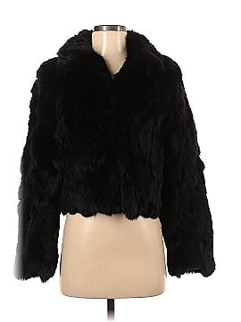 Adrienne Landau Rabbit Fur Coat (view 1)