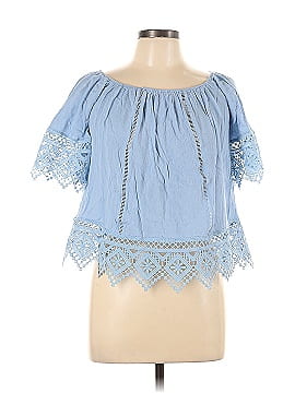 Charlotte Russe Short Sleeve Blouse (view 1)