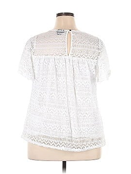 City Chic Short Sleeve Blouse (view 2)