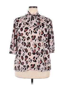 ELOQUII 3/4 Sleeve Blouse (view 1)