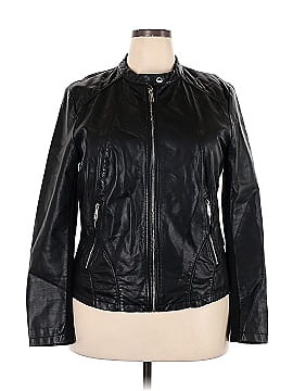 Kenneth Cole REACTION Faux Leather Jacket (view 1)