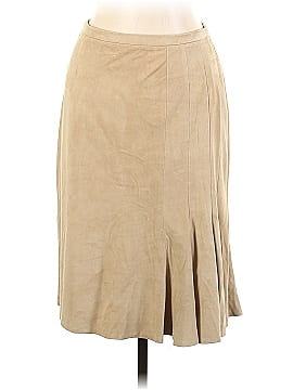 Badgley Mischka Leather Skirt (view 1)