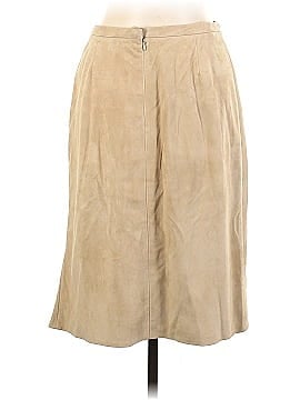 Badgley Mischka Leather Skirt (view 2)
