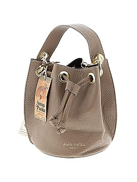 Anna Paola Leather Bucket Bag (view 1)