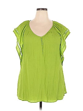 Ashley Stewart Short Sleeve Blouse (view 1)