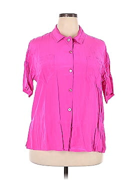 Assorted Brands Short Sleeve Silk Top (view 1)