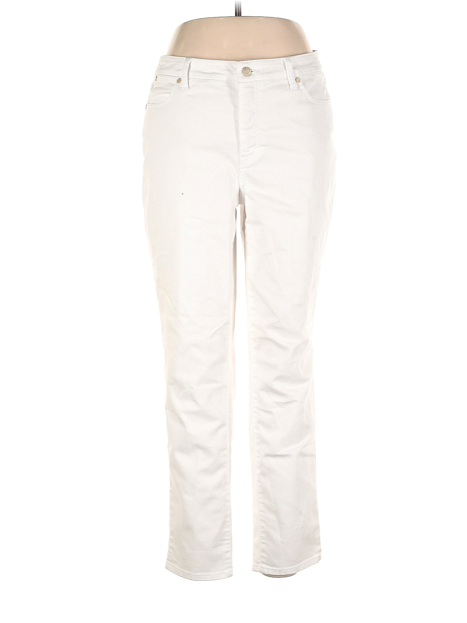 Talbots Ivory Jeans Size 16 (Tall) - 76% off | ThredUp