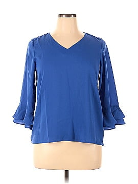 Lands' End 3/4 Sleeve Blouse (view 1)