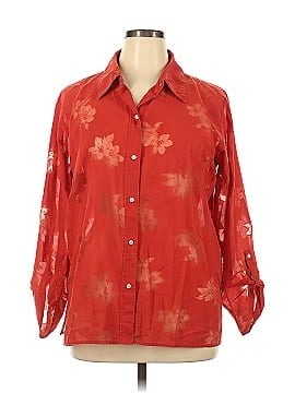 Liz Claiborne Long Sleeve Button-Down Shirt (view 1)