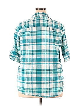 Woman Within Short Sleeve Button-Down Shirt (view 2)