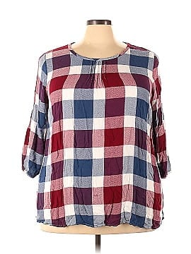 Lane Bryant Outlet 3/4 Sleeve Blouse (view 1)