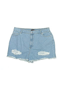 PrettyLittleThing Denim Shorts (view 1)