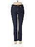 Everlane Tweed Chevron-herringbone Checkered-gingham Plaid Polka Dots Blue Jeans Size 27 waist - photo 1
