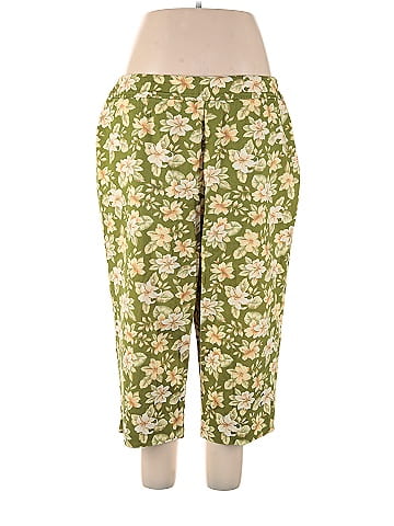 Chaus Floral Tropical Green Casual Pants Size 16 71 off ThredUp