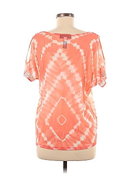 INC International Concepts Short Sleeve Blouse (view 2)