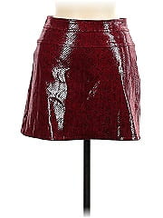Zara Trf Faux Leather Skirt