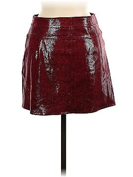 Zara TRF Faux Leather Skirt (view 2)