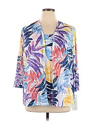 Alfred Dunner 3/4 Sleeve Blouse
