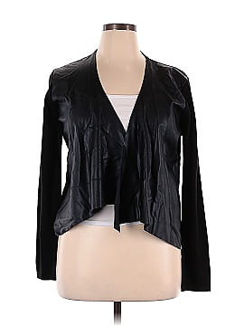 Calvin Klein Faux Leather Jacket (view 1)