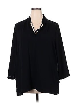 Halogen 3/4 Sleeve Blouse (view 1)