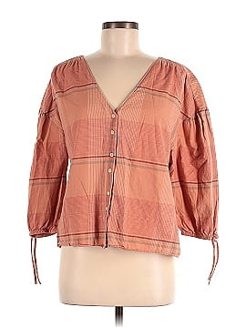 Madewell 3/4 Sleeve Button-Down Shirt (view 1)