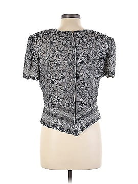 Papell Boutique Evening Short Sleeve Top (view 2)
