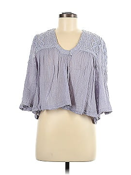 Free People 3/4 Sleeve Blouse (view 1)