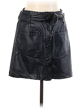 TGLA Faux Leather Skirt (view 1)