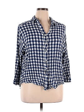 Jane and Delancey 3/4 Sleeve Button-Down Shirt (view 1)