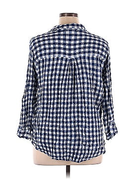 Jane and Delancey 3/4 Sleeve Button-Down Shirt (view 2)