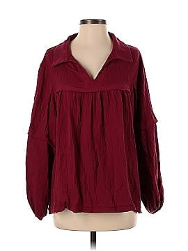 Trendy Queen Long Sleeve Blouse (view 1)