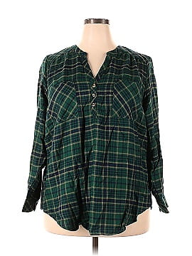 Torrid Long Sleeve Button-Down Shirt (view 1)