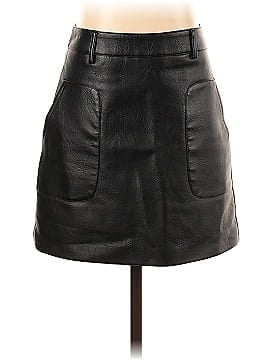 Raga Faux Leather Skirt (view 1)