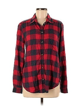 American Eagle Outfitters Long Sleeve Button-Down Shirt (view 1)