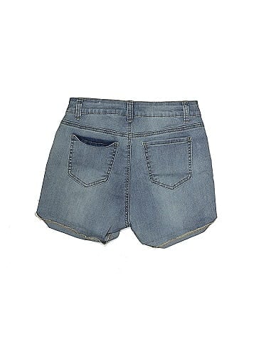 Blue Savvy Denim Shorts (view 2)
