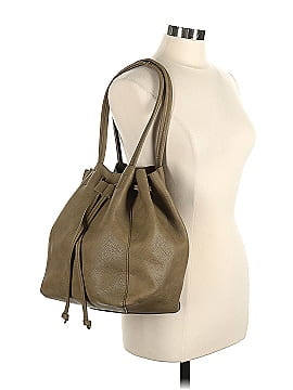 Street Level Leather Bucket Bag (view 2)