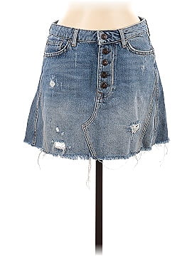 We the Free Denim Skirt (view 1)