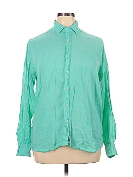 Pur Lino Long Sleeve Blouse (view 1)