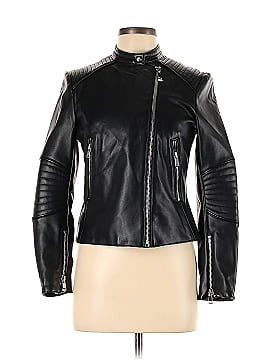 Zara Basic Faux Leather Jacket (view 1)