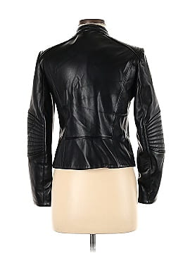 Zara Basic Faux Leather Jacket (view 2)